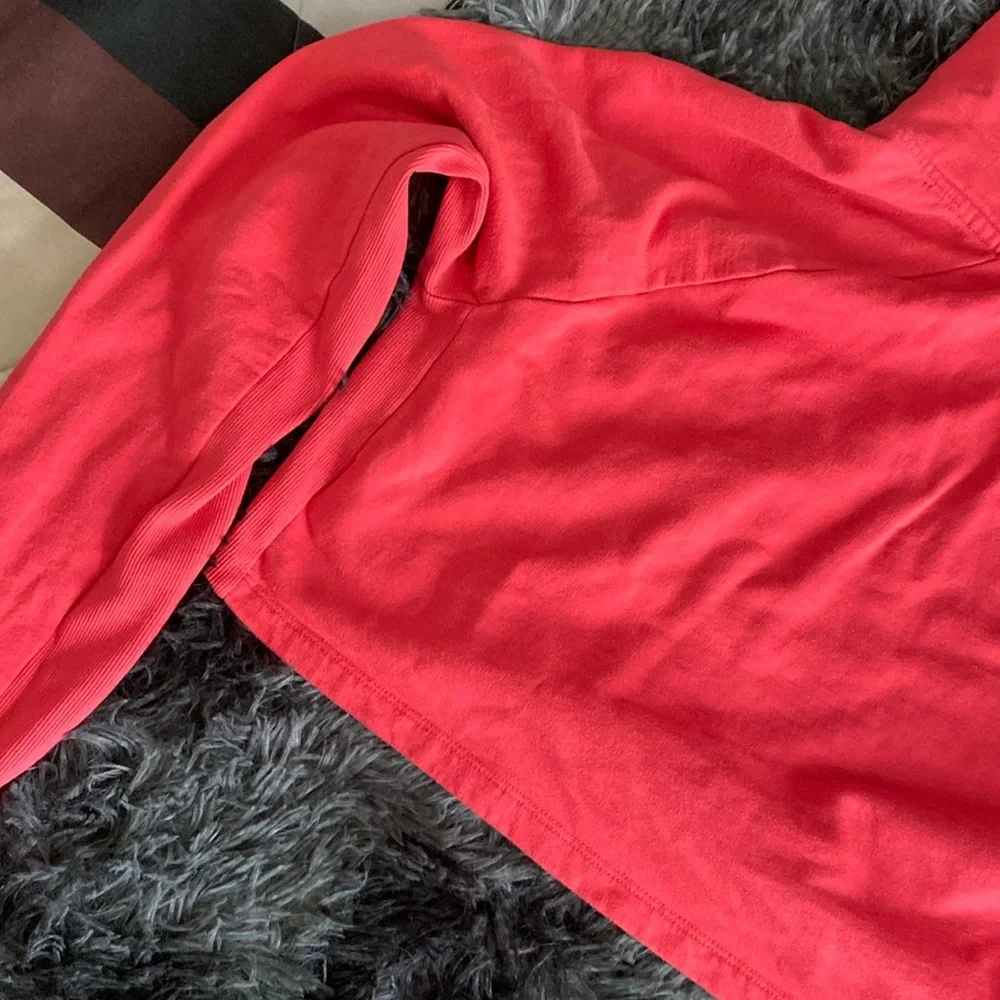 Gymshark coral red cropped hoodie - Picture 14 of 17